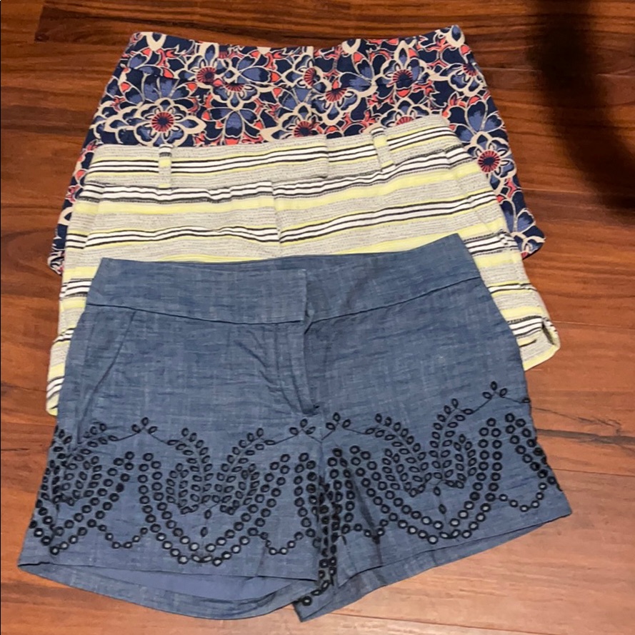 3 Pair Of Shorts From The Loft. All Size 0